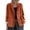 27-Brown, variant on Corduroy Blazer Women Long Sleeve Lapel Jacket Casual Button Down Fall Suit Coat with Pockets S