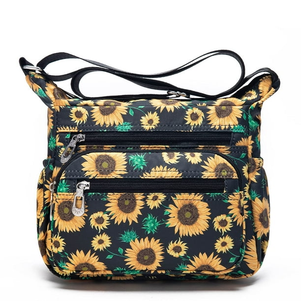 Pealwel Bolso de hombro para mujer, espacioso, con múltiples bolsillos, bolso cruzado para mujer, bolso con asa superior