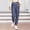 Navy, variant on Antqov Sweatpants Women, Elastic High Waist Striped Print Cuffed Lounge Pants Drawstring with Pockets, Outdoor Sports Casual Relaxed Lightweight Breathable Joggers