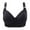 Black, variant on Darzheoy Wire-Free Bra for Women Embroidered Glossy Comfortable Breathable Bra Underwear No Rims Bras for Women High Support 36/80BC