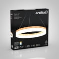 thumbnail image 5 of Artika Optical One Light Integrated LED Round Pendant Light Painted Wood Effect Finish, 5 of 9