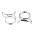 thumbnail image 1 of Unique Bargains Double Wire Motorcycle ATV 18mm Fuel Line Hose Tube Spring Clips Clamp Zinc Plated 10Pcs, 1 of 3