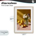 thumbnail image 4 of Stupell Industries Shabby Chic Lemony Breakfast Arrangement Birch Framed Print Under Glass, 17 x 23, by Petals Prints Design, 4 of 8