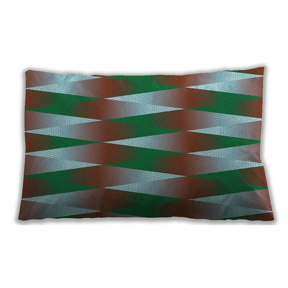 Ahgly Company Outdoor Rectangular Contemporary Lumbar Throw Pillow, 13 inch by 19 inch