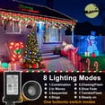 thumbnail image 2 of Luces de Carámbano Navideñas Heceltt 50 m 1600 LED Impermeables, 2 of 6