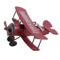 thumbnail image 2 of kusrkot 4xBiplane Metal Model Ornament Airplane Photo Props Pendant Desktop Toy Glider, 2 of 9