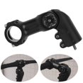 thumbnail image 1 of LHCER Bike Adapter Riser,Bike Stem Increased,6061 T6 Aluminium Alloy Black Adjustable Angle Mountain Bike Stem Extender Modified Bicycle Adapter Riser Accessory, 1 of 8