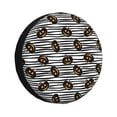 thumbnail image 2 of Balery Haloween Pumpkins Tire Covers - Tough Tire Wheel Protector for Truck, SUV, Trailer, Camper, RV -17 inch, 2 of 8