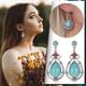 thumbnail image 1 of WILLBEST Paquete De Aretes Para Mujer Pendientes Geométricos De Turquesa Con Forma De Gota De Agua Para Mujer Pendientes De Piedras Preciosas Con Temperamento Vintage, 1 of 5
