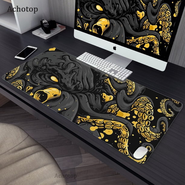 Alfombrilla de ratón para juegos, alfombrilla de ratón grande XXL, diseño de teclado de escritorio, alfombrilla de ratón de goma para PC, alfombrilla para Notebook, 500x1000mm LIUWENJING unisex