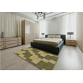 thumbnail image 4 of Ahgly Company Indoor Rectangle Patterned Metallic Gold Area Rugs, 5' x 8', 4 of 6