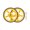 Gold, Pair, variant on Mosiee for Brompton Folding Bike: 60mm Lightweight Aluminum Lightweight Wheels Silver, Pair