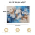 thumbnail image 2 of COMIO Large Blue Abstract Wall Art Canvas Print Picture for Living Room Large Blue Gray Brown Abstract Decoration Home Bedroom Office Decor Modern Framed Artwork Framed Wall Art, 2 of 5