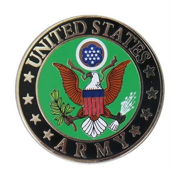 Hot Leathers pnf2002 1.5 x 1.5 in. US Army Logo Pin - Gold