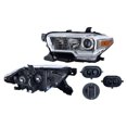 thumbnail image 1 of Faro Tacoma 2016 A 2019 Toyota Izq Fdo Crom S/Leds S/Luz Día DEPO ., 1 of 4