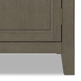 thumbnail image 6 of Simpli Home Burlington 30 inch Wide Solid Wood Transitional Low Storage Cabinet in Farmhouse Grey, 6 of 12