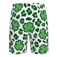 thumbnail image 6 of Kll Leopard Print St. Patrick'S Day Men'S Casual Summer Beach Shorts Hawaiian Shorts With Pockets-Xx-Large, 6 of 9