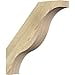 thumbnail image 3 of Ekena Millwork BRC04X22X22FST00RDF Genouillère Funston Rugueuse 4"L x 22"P x 22"H, Douglas Sapin, 3 of 4
