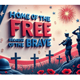 thumbnail image 4 of Patriotic Design Military Tribute Honoring Soldiers Memorial Day Celebration Banner for Military Events Patriotic Ceremonies Veterans Day Display, 4 of 7