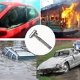 thumbnail image 2 of ZHAOCHENG Rompeventanas de coche premium con cortador de cinturón de seguridad - Martillo de seguridad automático - Herramienta de escape de emergencia, Martillo de ventana de metal para accesorios de, 2 of 5