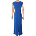 thumbnail image 2 of Ralph Lauren Womens Stretch Crepe Gown Dress, Blue, 2, 2 of 2