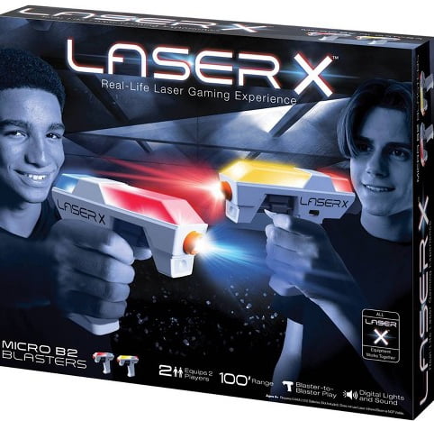 New Laser X Real-Life Laser Gaming Experience Double Blasters Gaming Tower 