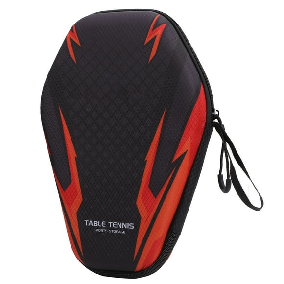 Funda de Paleta de Tenis de Mesa Con Patrones Geométricos Con Soporte Resistente, Resistente al Agua, Cremallera de Metal Para 2 Raquetas, material Eva, Ideal para Atrenamiento