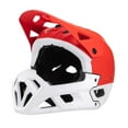 thumbnail image 4 of Vsenkes Mountain Bike Helmet Mountain & Road , Lightweight, Ventilation, Breathable with Removable Chin Pad, Cycling Helmet Red White, 4 of 9