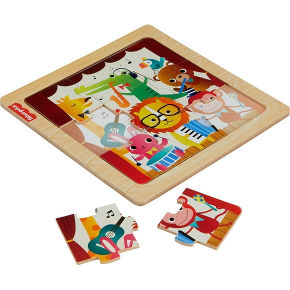 Fisher-Price Puzzle en bois Thème musical