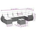 thumbnail image 2 of vidaXL Garden Sofa Set Beige, 2 of 6