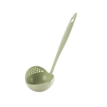 

Staron 1PCS 2-in-1 Long Handle Filter Skimmer Hot Pot Porridge Soup Spoon