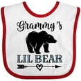 thumbnail image 3 of Inktastic Grammy Lil Bear Grandson Boys Baby Bib, 3 of 4