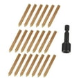 thumbnail image 3 of 20pcs Furniture Bolts Double Headed Bolts Self Tapping Screws Carbon Steel for Wood Furniture Joint DIY Projects, 3 of 9