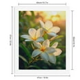 thumbnail image 2 of Paint by Numbers Kit for Adults, Frangipani Sunset Blooms Serenity Paint by Numbers, Easy Paint by Numbers Kit for Adults Beginner, DIY Adult Paint by Number Kits on Canvas, 12x16in Home Decor, 2 of 7