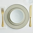 thumbnail image 3 of Martha Stewart Gracie Lane 12 Piece Fine Ceramic Dinnerware Set with Gold Rim, 3 of 3