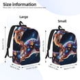thumbnail image 3 of Yiaed Colorful Star River Squirrel Print Backpack, Premium Laptop Backpack, Travel Backpack for Women, Lightweight Backpacks, Comfortable Back Pack-Small, 3 of 5