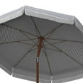 thumbnail image 5 of SAFAVIEH Copen 6.5' Beach Patio Umbrella, White/Navy, 5 of 6