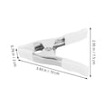 thumbnail image 2 of Raindrops 2pcs Heavy Duty  Spring Clamps Non-Slip Metal Chip Clips A-Clamps 4 inch For Backdrop Woodworking Greenhouse Photography, 2 of 8