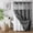 Charcoal Grey-72"W x 81"L (Pack of 1), variant on No Hook Waffle Shower Curtain With Snap In Fabric Waterproof Curtains See Through Top Window Small Stall Bathroom And Liner Set 36'' X 75'' Charcoal Grey