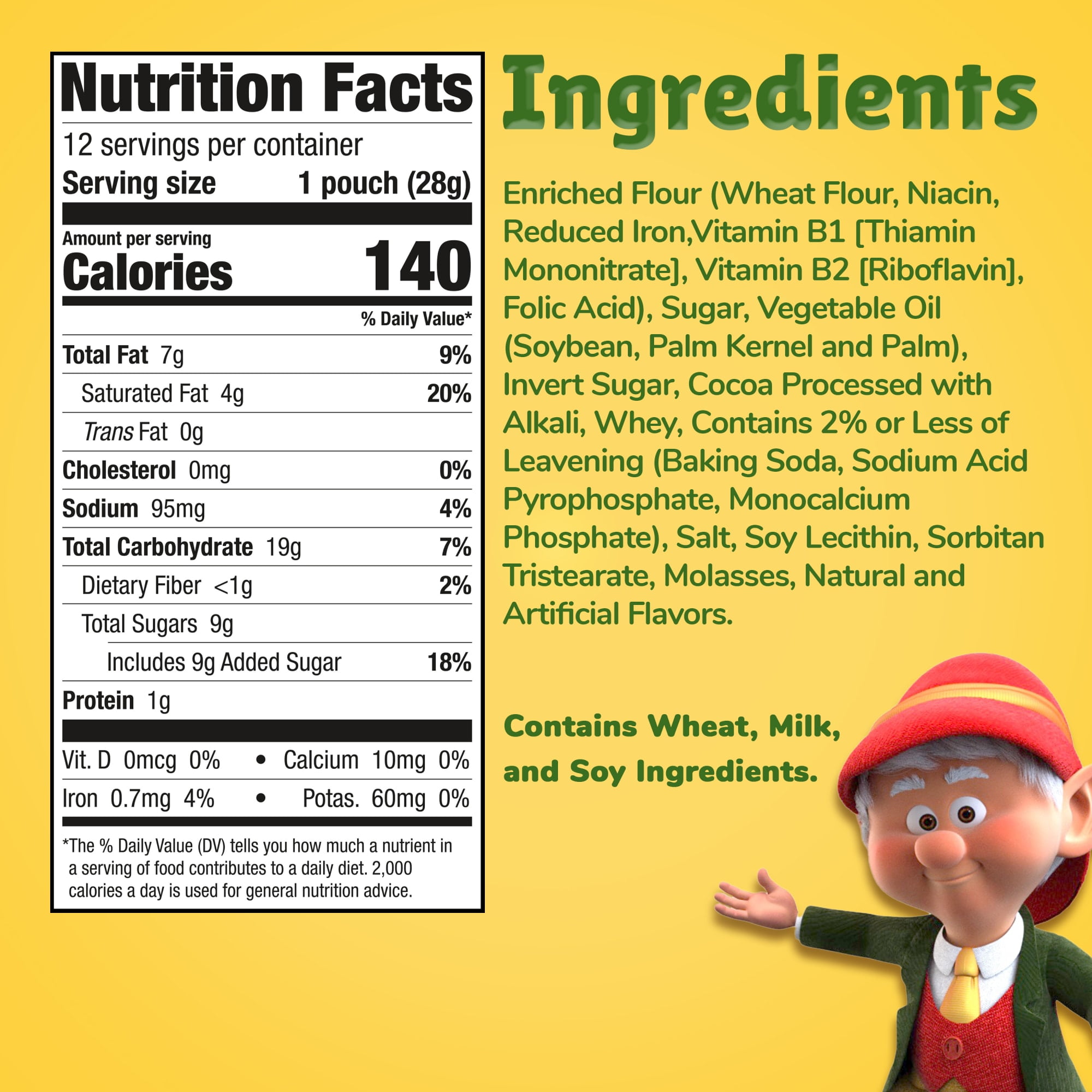 Keebler Mini Fudge Stripe Cookies, Prepackaged Individual