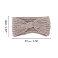 thumbnail image 3 of Unique Bargains 1 Pc Headband Corduroy Yarn Bow Hairband Pink, 3 of 5