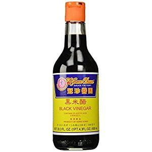 Koon Chun Black Vinegar 500ml 16.9fl  (1 Bottle) + One NineChef (Best Chinese Black Vinegar)