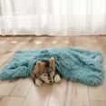 thumbnail image 6 of Visland Dog Cat Blanket, Portable Thickened Soft Cozy Fluffy Plush Winter Warm Pet Cushion for Puppy Kitten Small Medium Large Dogs, 6 of 6