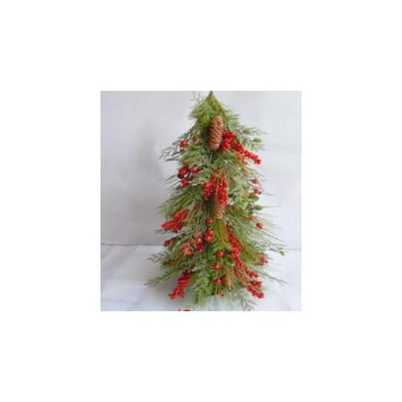 Regency 2' Waterproof Berry Holly Christmas Tree