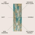 thumbnail image 3 of JONATHAN Y CONTEMPORARY POP 2 x 8 Runner Rug, Modern Abstract Vintage Waterfall - Blue/Brown/Orange, CTP106A-28, 3 of 10
