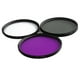 thumbnail image 3 of Injueey Juego de filtros de lente de 3 uds con cámara de bolsa 49MM 52MM 55MM 58MM 62MM 67MM 72MM 77MM reemplazo de polarizador Circular de filtrado Electrónica 58 mm, 3 of 6