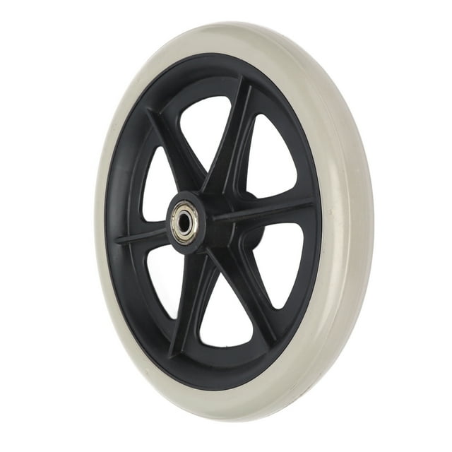 Pneu de Marcheur, Roue de Fauteuil Roulant 8 Po PU Roue de Fauteuil Roulant Rollator Roue Conçue pour les Professionnels