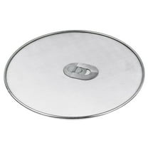LYCAQL Stainless Steel Splatter Screen Mesh Pan Pot Lid Cover Oil Resist Splash Guard Frying Cooking Tools Practical Kitchen Accessories (9.84in/ 33cm)