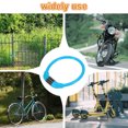 thumbnail image 7 of Uxcell Bike Lock Cable, Resettable Combination Security Cable Lock Self Coiling Cable Lock Bike Bicycle Lock Combination Lock Blue, 7 of 7