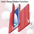 thumbnail image 2 of JETech Case for iPad Pro 10.5-Inch and iPad Air 3 (10.5-Inch 2019, 3rd Generation) with Pencil Holder, Slim Tablet Cover with Soft TPU Back, Auto Wake/Sleep (Red), 2 of 8